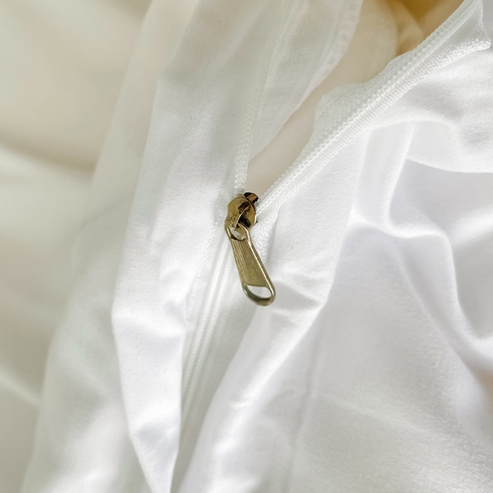 91家纺网 家纺一手货源 找家纺 蓝淋家纺 2022新款纯色双拼四件套 米白色