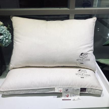 （总）剑桥枕业2022新款源本棉麻舒适柔软单人透气枕芯