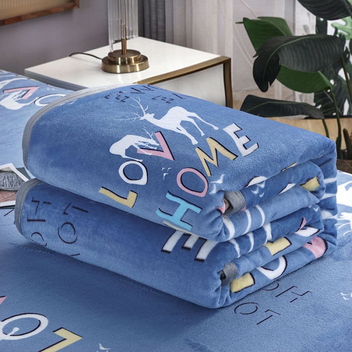 91家纺网 家纺一手货源 找家纺 赋雅家纺 双面绒毯子超柔加厚云貂绒毛毯法莱绒毛毯床单盖毯