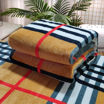 91家纺网 家纺一手货源 找家纺 2025总 赋雅 270克云貂绒毛毯双面绒床单法莱绒珊瑚绒毯