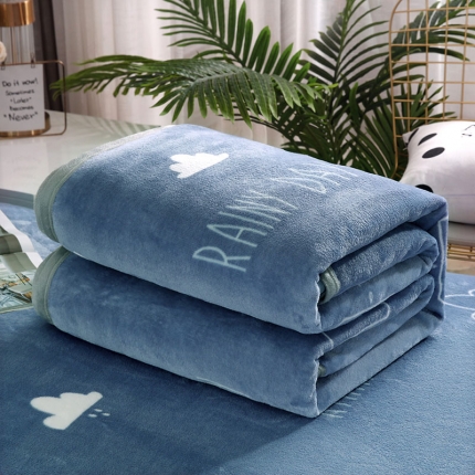 91家纺网 家纺一手货源 找家纺 2025总 赋雅 270克云貂绒毛毯双面绒床单法莱绒珊瑚绒毯