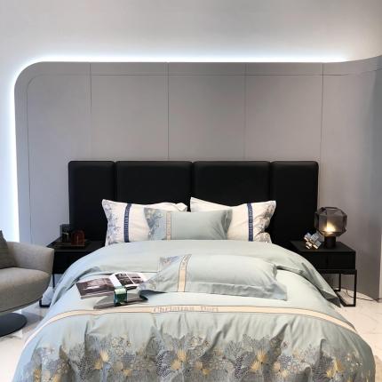 91家纺网 家纺一手货源 找家纺 （总）太古汇 2022新款全棉刺绣四件套—铃兰系列