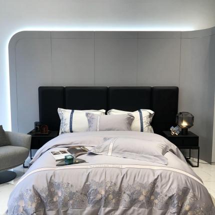 91家纺网 家纺一手货源 找家纺 （总）太古汇 2022新款全棉刺绣四件套—铃兰系列