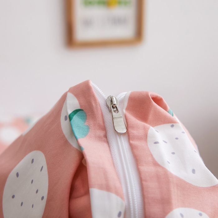 91家纺网 家纺一手货源 找家纺 ds生活馆 2025新款儿童60支贡缎长绒棉单被套（定制） 草莓乐园