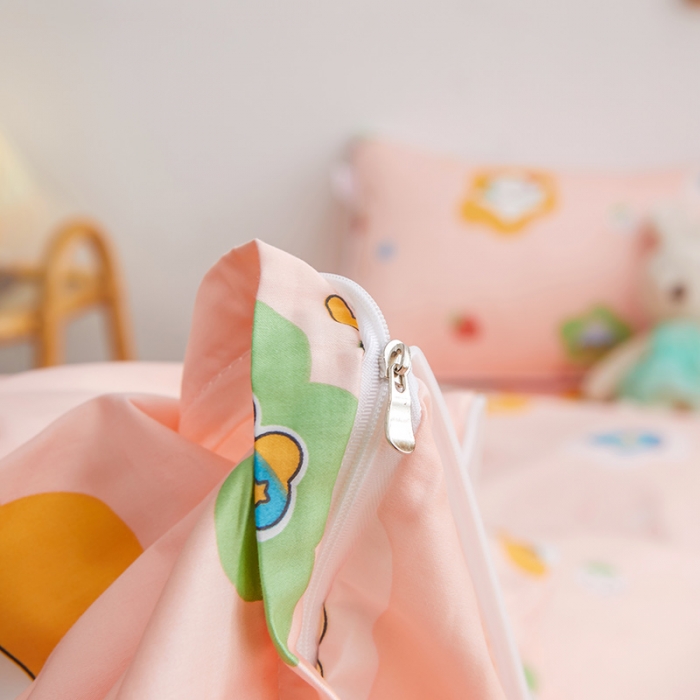 91家纺网 家纺一手货源 找家纺 ds生活馆 2025新款儿童60支贡缎长绒棉单被套（定制） 欢乐剧场