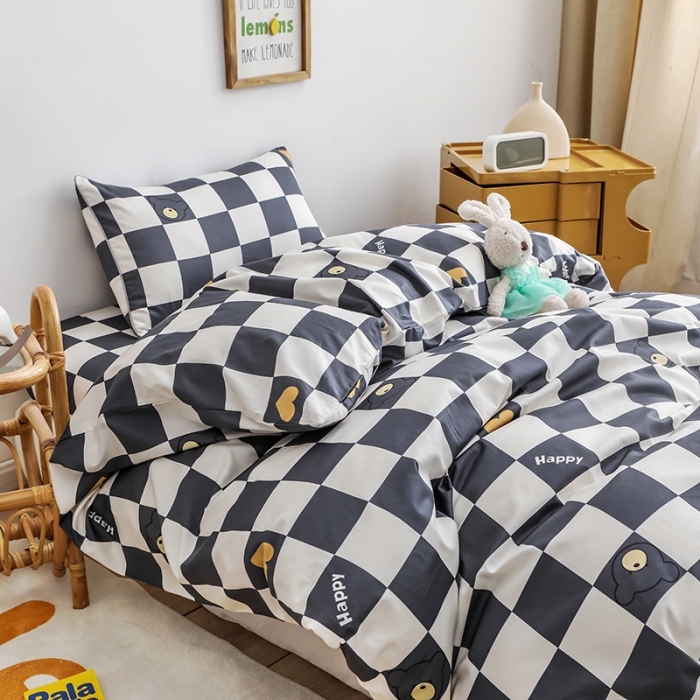 91家纺网 家纺一手货源 找家纺 ds生活馆 2025儿童60支贡缎长绒棉单被套（定制） 伊格