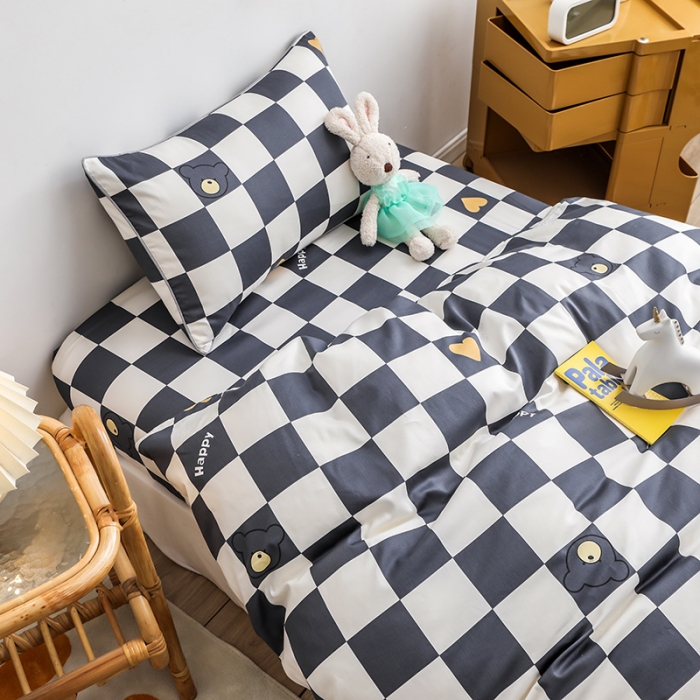 91家纺网 家纺一手货源 找家纺 ds生活馆 2025儿童60支贡缎长绒棉单被套（定制） 伊格