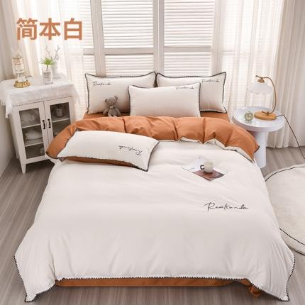 91家纺网 家纺一手货源 找家纺 （总）金麦 2022新款秋冬磨毛四件套-简系列