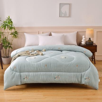 好欣怡家纺 2026新款洛卡棉冬被 姜桂余幸