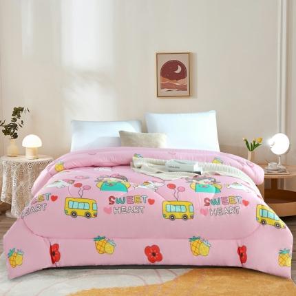 好欣怡家纺 2026新款洛卡棉冬被 泡芙女孩