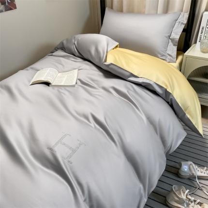 91家纺网 家纺一手货源 找家纺 总 798家纺 2022新款长绒棉贡缎学生宿舍三件套