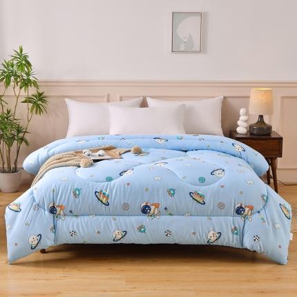 91家纺网 家纺一手货源 找家纺 好欣怡家纺 2026新款洛卡棉冬被 星球