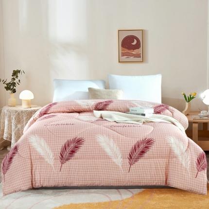 91家纺网 家纺一手货源 找家纺 好欣怡家纺 2026新款洛卡棉冬被 英伦时光