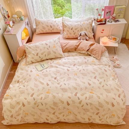 洺兰家居 2025新款13372全棉单被套 挪威森林