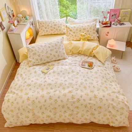 91家纺网 家纺一手货源 找家纺 洺兰家居 2025新款13372全棉单被套 悠然