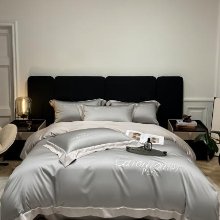 91家纺网 家纺一手货源 找家纺 （总）618家纺 2023新款100支长绒棉四件套纯棉四件套