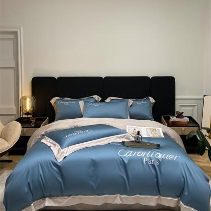 91家纺网 家纺一手货源 找家纺 （总）618家纺 2023新款100支长绒棉四件套纯棉四件套