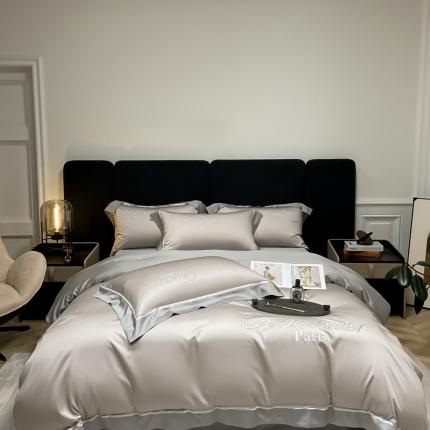 91家纺网 家纺一手货源 找家纺 （总）618家纺 2023新款100支长绒棉四件套纯棉四件套