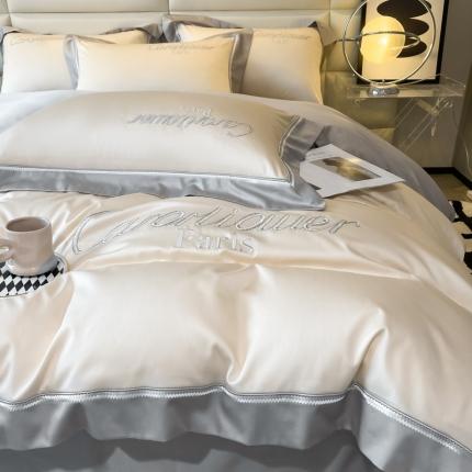 91家纺网 家纺一手货源 找家纺 总618家纺 新款100支长绒棉四件套纯棉四件套 小香系列2