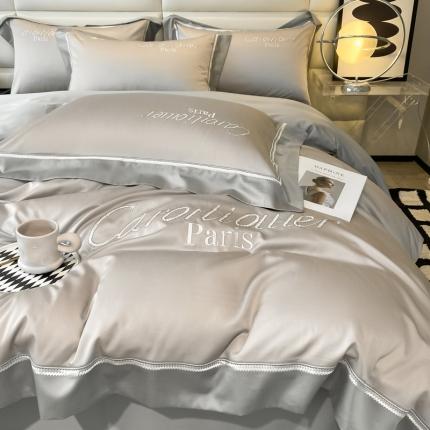 91家纺网 家纺一手货源 找家纺 总618家纺 新款100支长绒棉四件套纯棉四件套 小香系列2