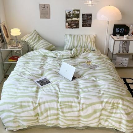 91家纺网 家纺一手货源 找家纺 （总）昔可家纺2022新款全棉四件套豹纹系列