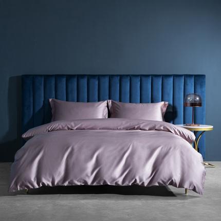 小米笠 2022新款100支A类长绒棉系列四件套 珊瑚紫