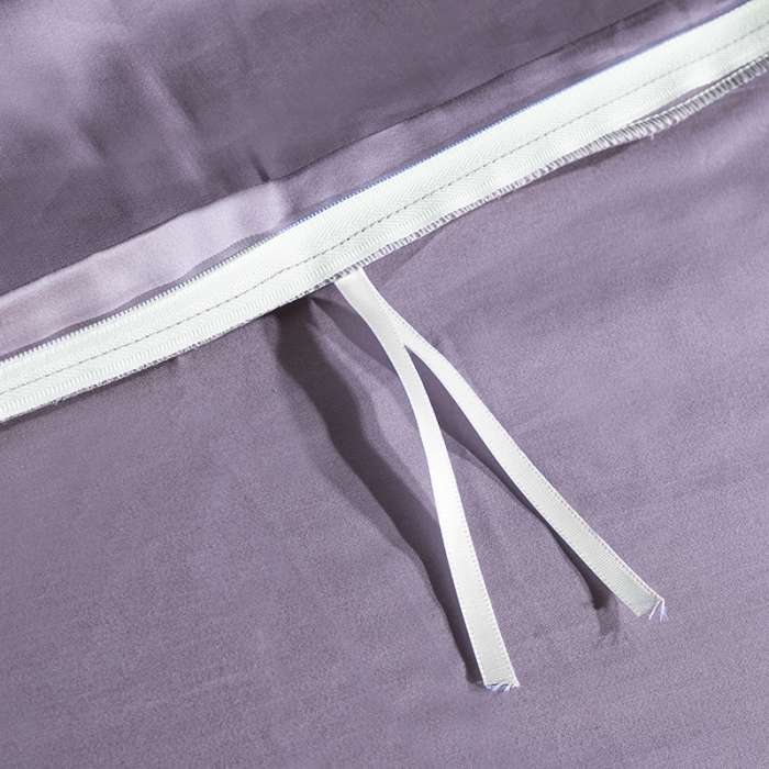 91家纺网 家纺一手货源 找家纺 小米笠 2022新款100支A类长绒棉系列单被套 珊瑚紫