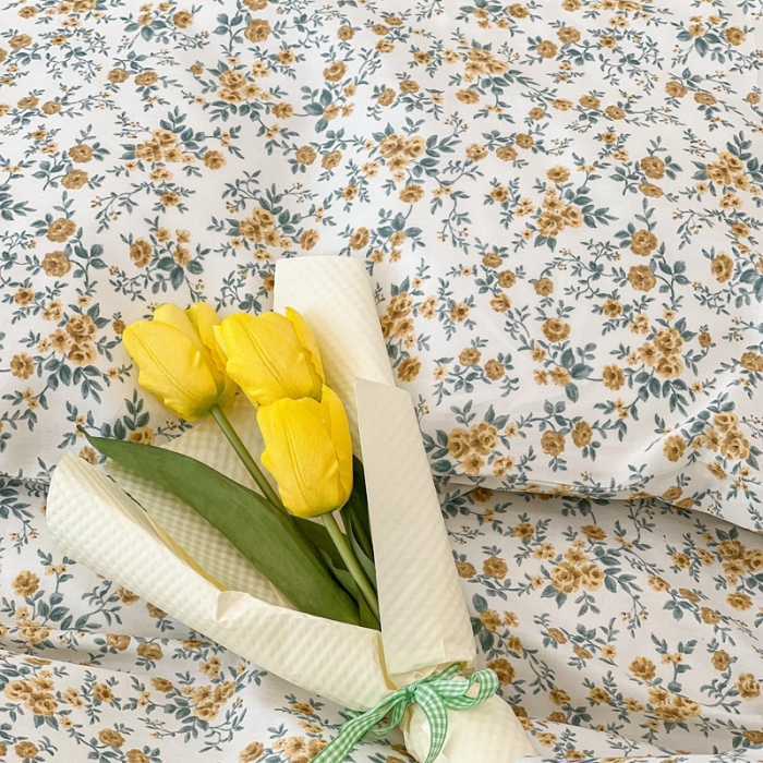 91家纺网 家纺一手货源 找家纺 昔可家纺2022新款奶呼呼卧室四件套 弗洛花房