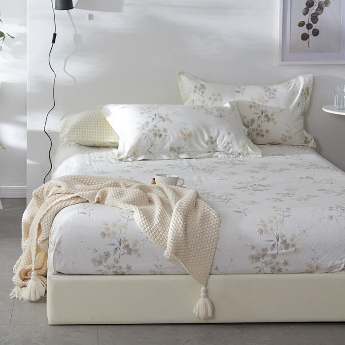 91家纺网 家纺一手货源 找家纺 （总）宝齐莱家纺 单品印花床笠