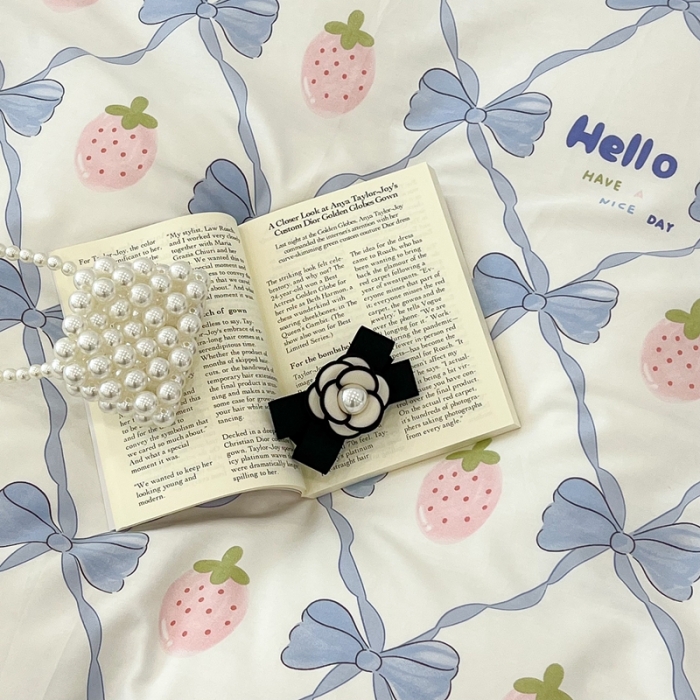 91家纺网 家纺一手货源 找家纺 昔可家纺2022新款梦幻花园系列全棉四件套 少女心蝴蝶结