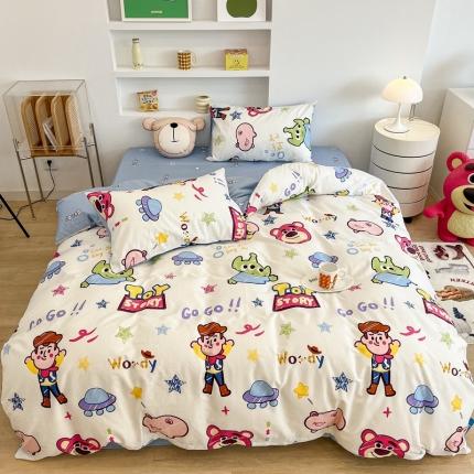 91家纺网 家纺一手货源 找家纺 （总）昔可家纺2022新款迪士尼全棉四件套