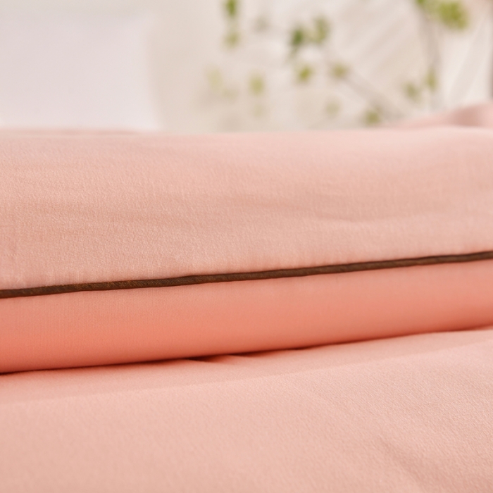 91家纺网 家纺一手货源 找家纺 好欣怡 2024新款原棉大豆被-粉