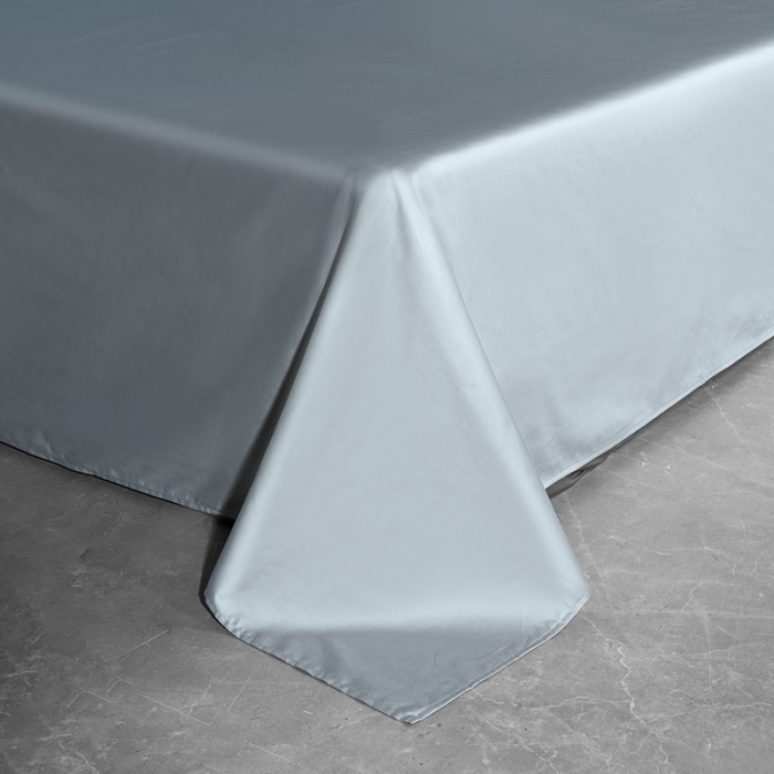 91家纺网 家纺一手货源 找家纺 小米笠 2022新款100支A类长绒棉系列单床单 极地蓝