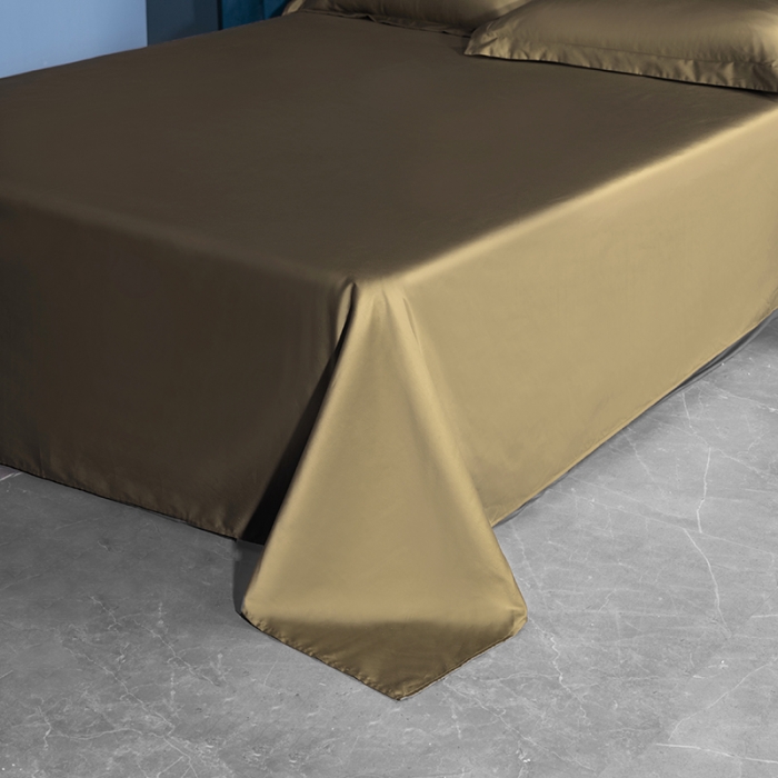 91家纺网 家纺一手货源 找家纺 小米笠 2022新款100支A类长绒棉系列单床单 流光金