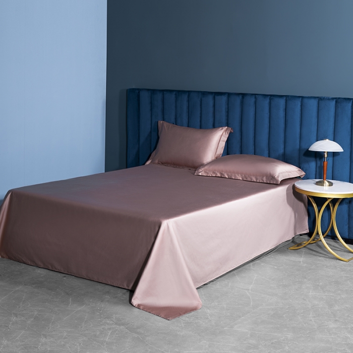 91家纺网 家纺一手货源 找家纺 小米笠 2022新款100支A类长绒棉系列单床单 慕莎粉