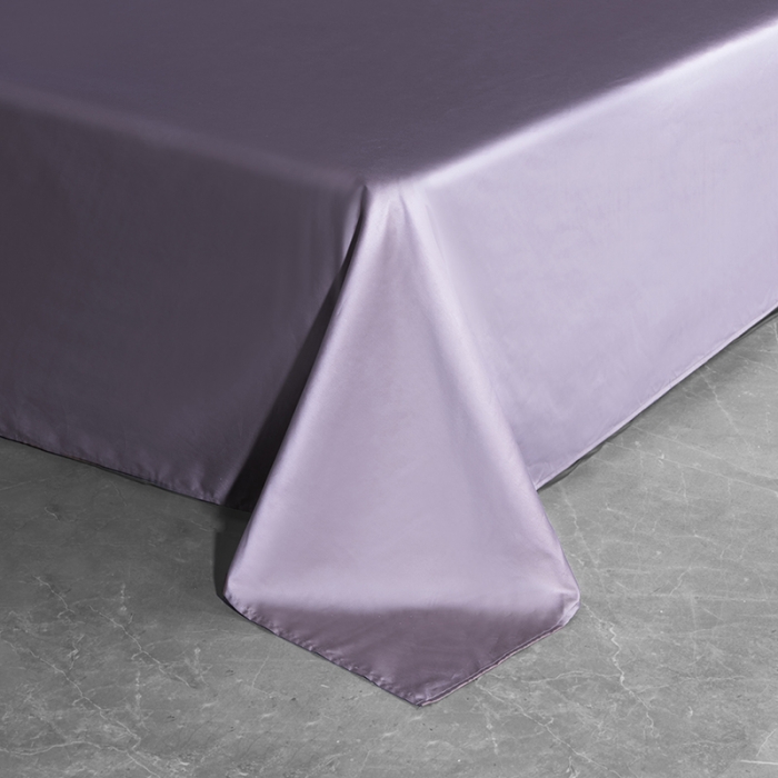 91家纺网 家纺一手货源 找家纺 小米笠 2022新款100支A类长绒棉系列单床单 珊瑚紫