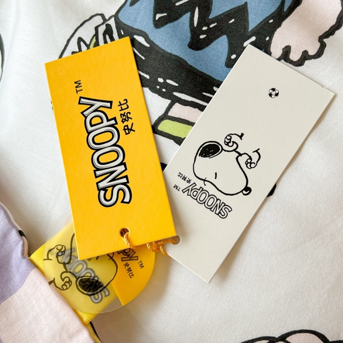 91家纺网 家纺一手货源 找家纺 昔可家纺2022新款正版授权史努比全棉四件套 好朋友