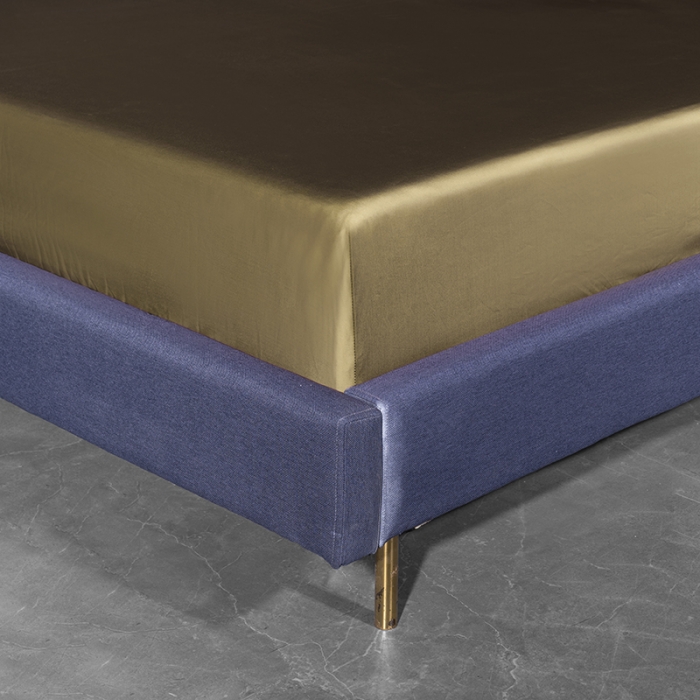 91家纺网 家纺一手货源 找家纺 小米笠 2022新款100支A类长绒棉系列单床笠 流光金