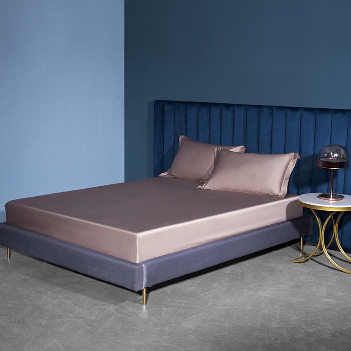 91家纺网 家纺一手货源 找家纺 小米笠 2022新款100支A类长绒棉系列单床笠 慕莎粉