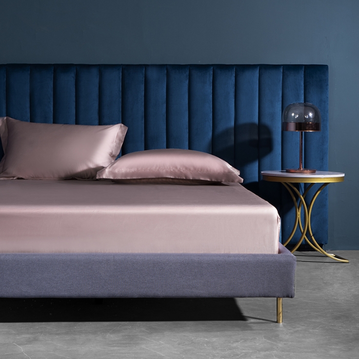 91家纺网 家纺一手货源 找家纺 小米笠 2022新款100支A类长绒棉系列单床笠 慕莎粉