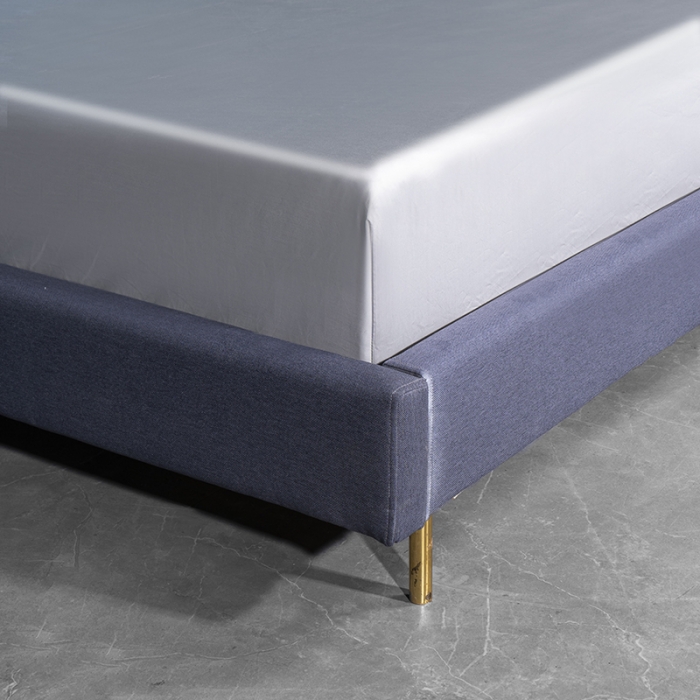 91家纺网 家纺一手货源 找家纺 小米笠 2022新款100支A类长绒棉系列单床笠 时空银