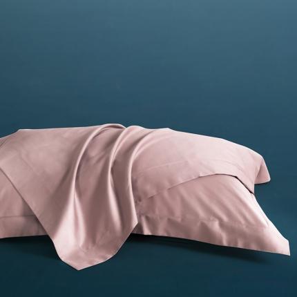 91家纺网 家纺一手货源 找家纺 小米笠 2022新款100支A类长绒棉系列枕套一对 慕莎粉