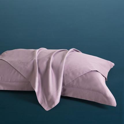 小米笠 2022新款100支A类长绒棉系列枕套一对 珊瑚紫