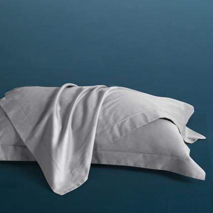 小米笠 2022新款100支A类长绒棉系列枕套一对 时空银