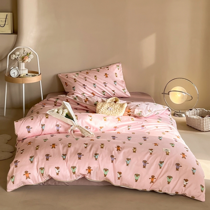 91家纺网 家纺一手货源 找家纺 （总）汇庭 2022新款长绒棉印花学生春秋被