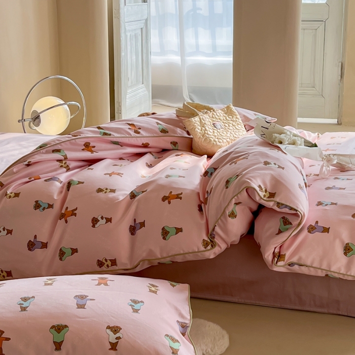 91家纺网 家纺一手货源 找家纺 （总）汇庭 2022新款长绒棉印花学生春秋被