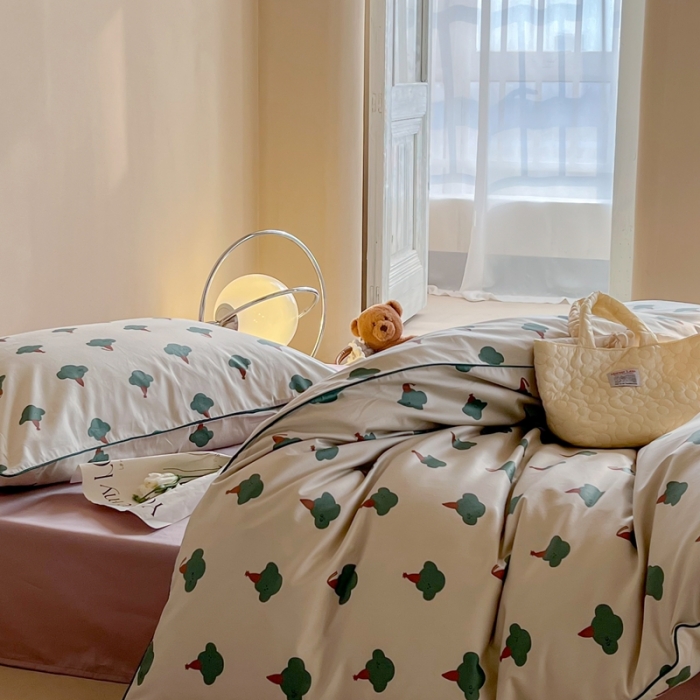 91家纺网 家纺一手货源 找家纺 汇庭 2022新款长绒棉印花学生春秋被 哈伯