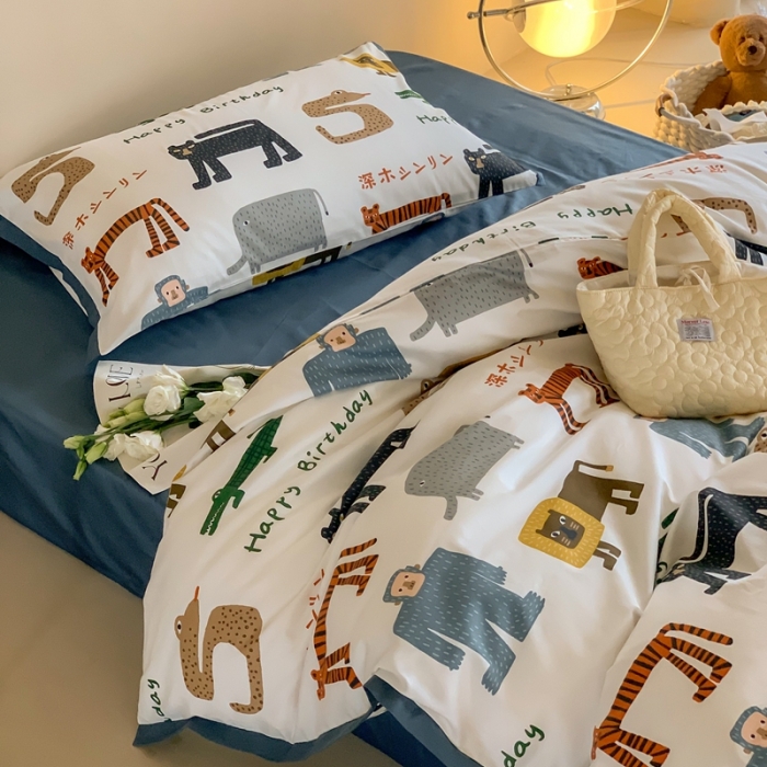 91家纺网 家纺一手货源 找家纺 汇庭 2022新款长绒棉印花学生春秋被 卡丘