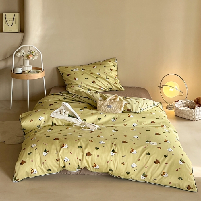 91家纺网 家纺一手货源 找家纺 汇庭 2022新款长绒棉印花学生春秋被 米拉狗