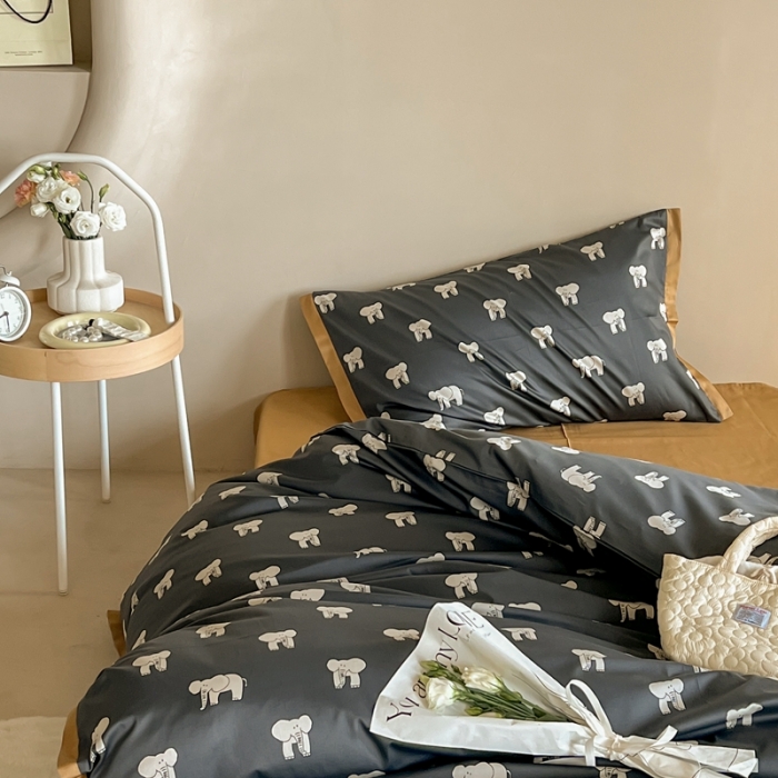 91家纺网 家纺一手货源 找家纺 汇庭 2022新款长绒棉印花学生春秋被 象多多